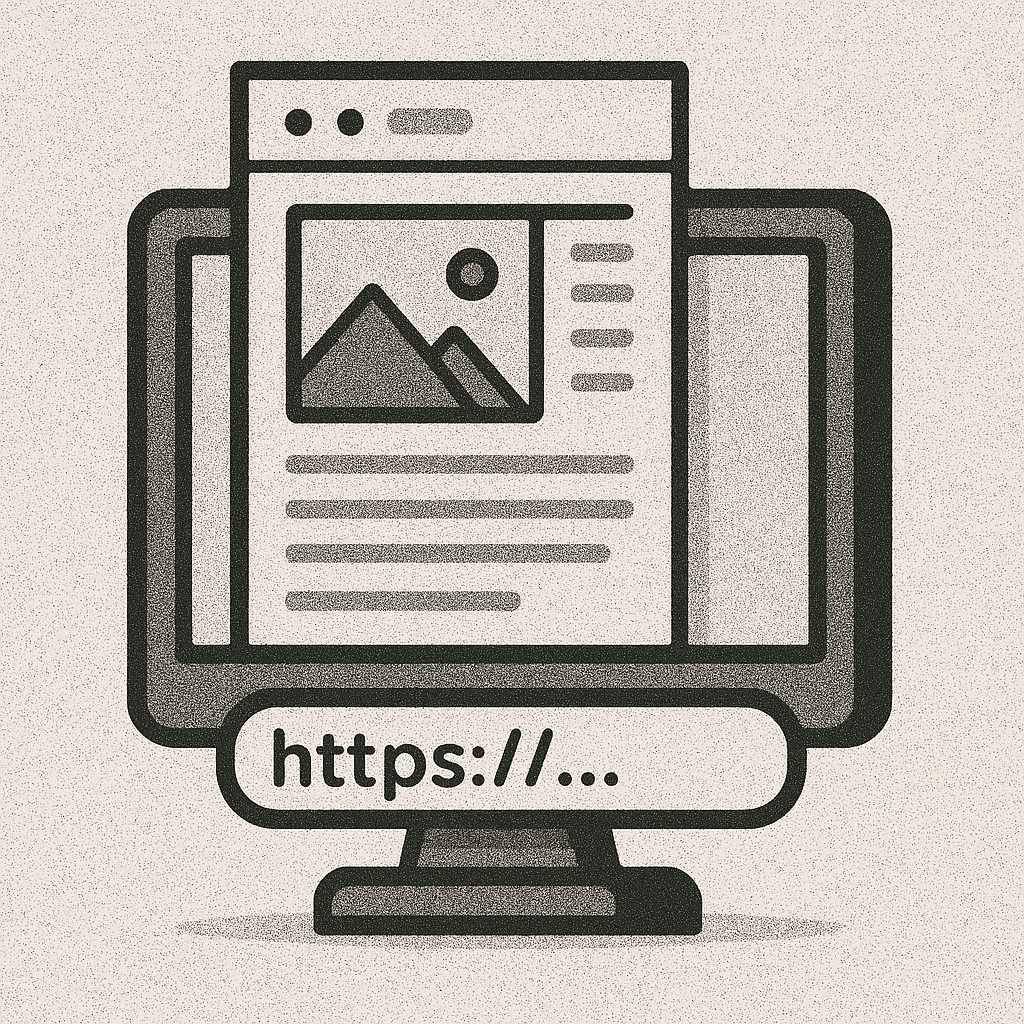 How to screenshot a website by a link